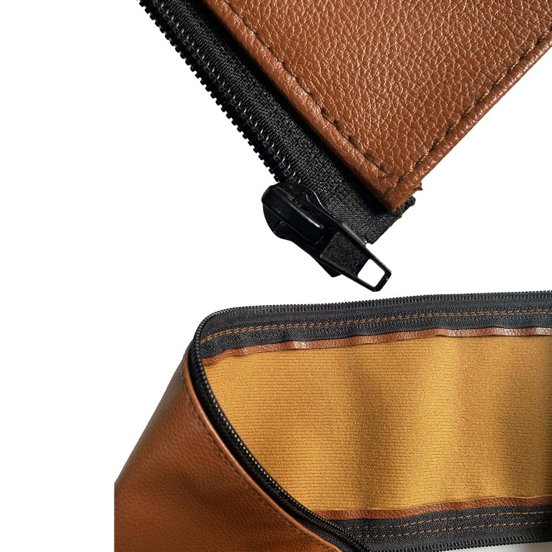 Set of 4 Pushchair Handle Covers Made of PU Leather