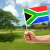 QQSD South Africa Small Flag South African Stick Mini Hand