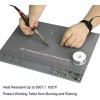 Kingsdun Heat Insulation Silicone Desk Pad Mat Soldering Repair Maintenance