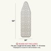 UniSimp Ironing Board Cover and Pad 18x54- Extra Thick Natural
