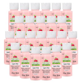 Apple Barrel Multi Surface Acrylic Paint, 2 Fl Oz (Pack of 24), Light Pink