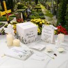 64 Pcs Floral Guest Book Set for Funeral Memorial Services,