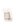 TEHAUX 20pcs Brass Rotary Tool Collet Compatible with Electric Drill
