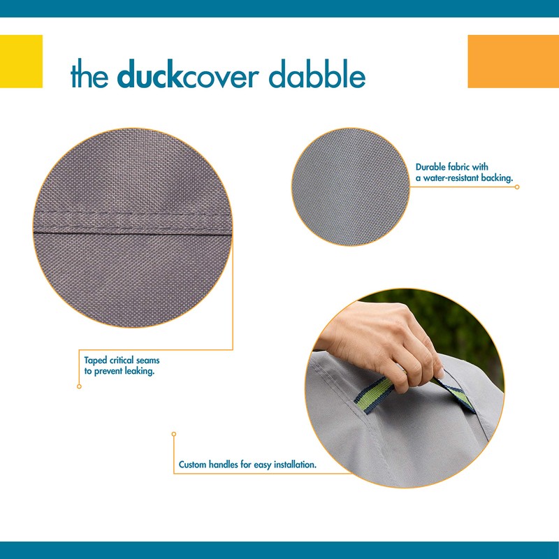 Duck Covers Soteria Waterproof 50 Inch Round Fire Pit Cover