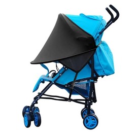 Baby Stroller Sunshade Sun Shade Cover, Breathable, UV Protection, Sun Protection, Heatstroke Prevention, Windshield, Rain Protection, Stroller Cover, Child Seat, Wanko Cart, Universal, Foldable, Easy