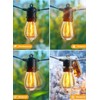Brightown 190FT Outdoor String Lights for Patio with 62 Shatterproof