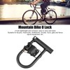 Bike U Lock with Steel Cable 2 Key Universal Anti