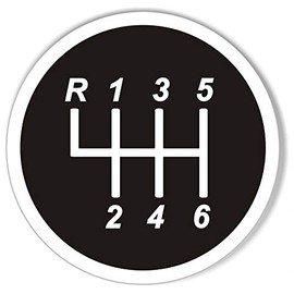 Save Our Manual Transmissions Gear Shift Pattern Bumper Sticker