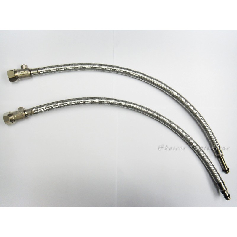 AK PAIR OF FLEXIBLE MONOBLOC TAP TAIL CONNECTOR WITH INBUILT