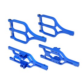 Mesimsple Alloy Upper Lower Suspension A Arm Kit 5131R 5132R for 1/10 T-Maxx 3.3 TMAXX TRX E-Maxx Series Upgarde Parts