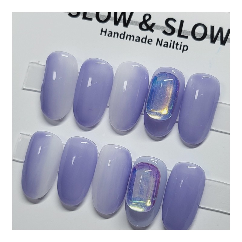 [Sl&Sl Nail Tips]Ice Nails - Almond / [슬앤슬네일팁]얼음네일 - 아몬드