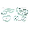 KitchenCraft Sweetly Does It 3D Unicorn Cookie Cutters (5-Piece Set)