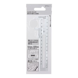 Midori CL Slide Ruler Clear (42260006)
