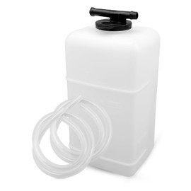 Coolant Overflow Reservoir Fit for Kubota L3408 L4508 L2800 L3400 L3700SU B2301 B2601, Radiator Coolant Tank Bottle with 2 Tubes Replace 37410-88603