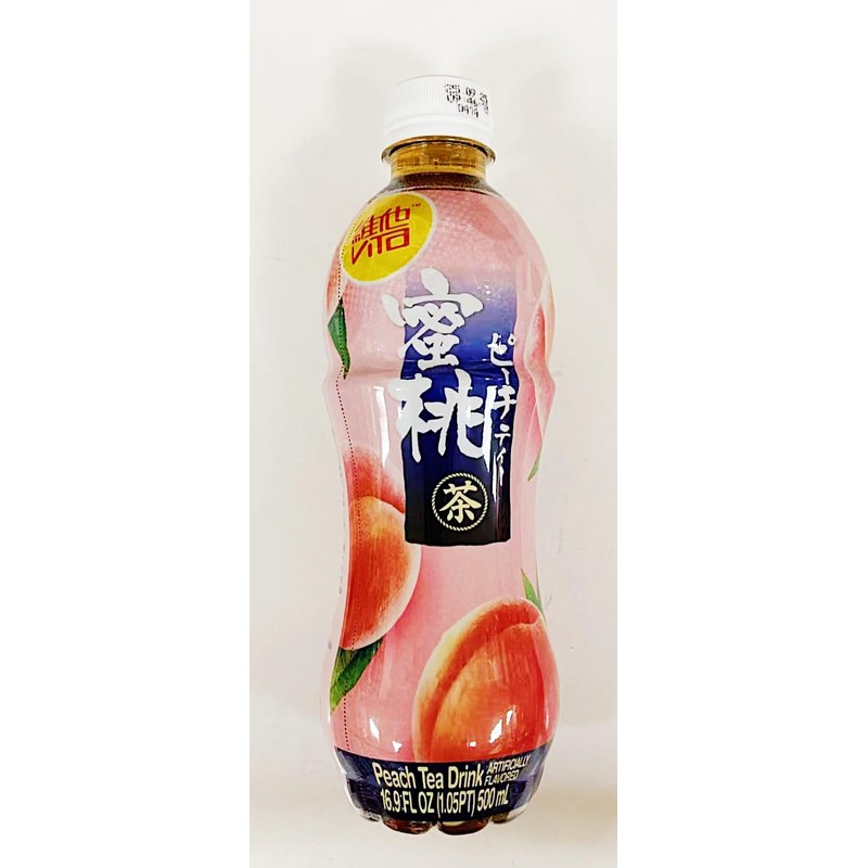 Peach Tea Drink, 16.9 FL OZ, 500ml,6 Bottles
