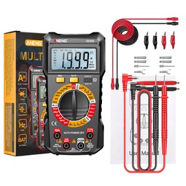 SZ305 Multimeter Capacitor Testers Professional 1999 Counts Smart Voltmeter AC/DC Votage Current Resistance Ohm Test Tools & Combination Line with Box - Black