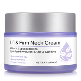 Neck Cream, Lift & Firm Neck Cream, Anti-Aging Neck Creams for Tightening Lifting Sagging Skin and Hydrating, Reduce Fine Lines & Wrinkles 50 ml