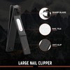 BEZOX Nail Clippers Set of 2 - Stainless Steel Fingernail