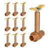 Midline Valve 75343-10 Premium Brass Ball Valve, Long Bonnet with