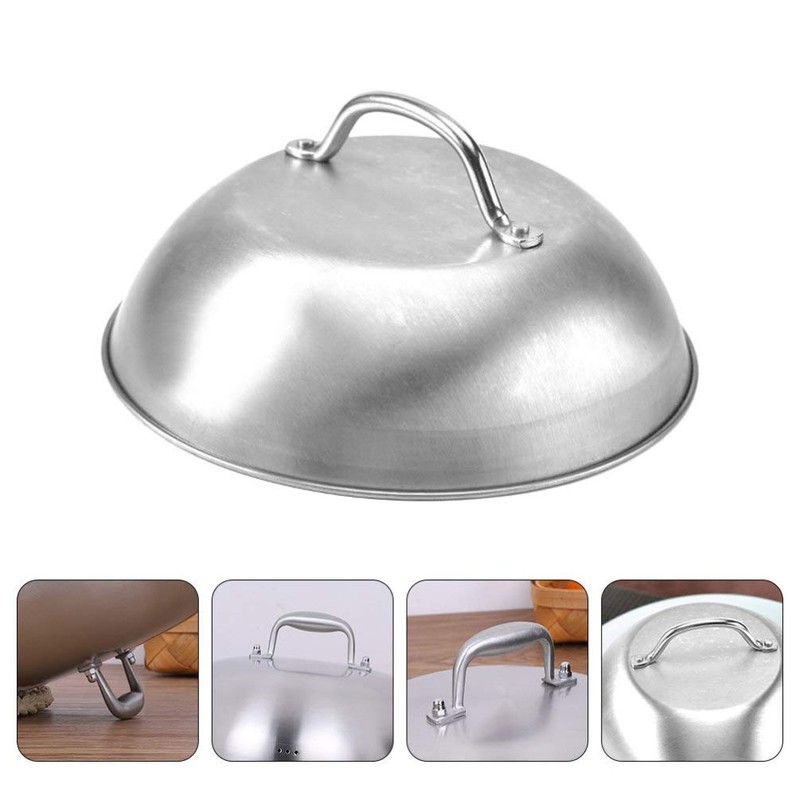 Holibanna Stainless Steel Steak Dome - Round Basting & Steaming