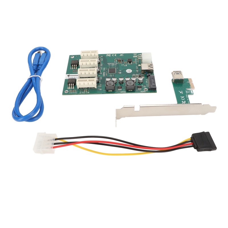 PCI E X1 to 4xPCI E X1 Adapter Card Plug