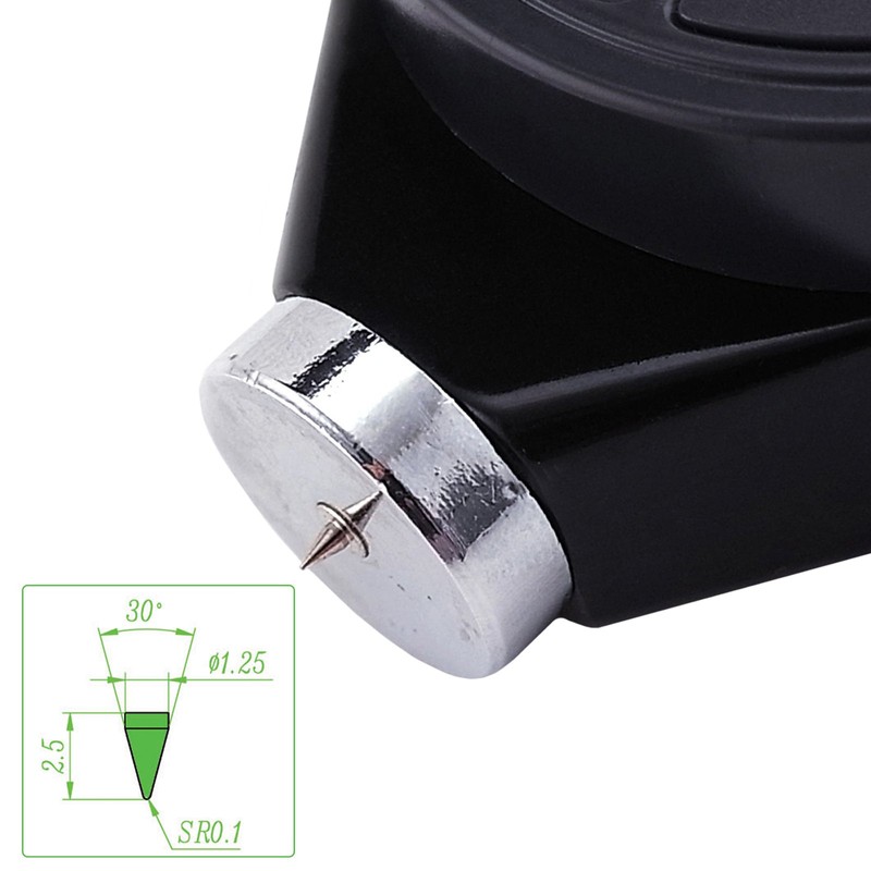 Shore D Rubber Hardness Meter, Digital Hardness Tester 0-100HD Hardness