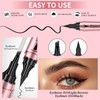 Microblading Eyebrow Pencil,2-In-1 Dual-Ended Eyeliner And Eyebrow Pen with 4-Fork