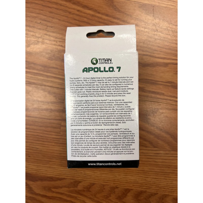 Titan Controls Apollo 7, 24 Hour Digital Timer