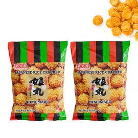 Amanoya Himemaru Arare Japanese Rice Cracker 98g, Pack of 2