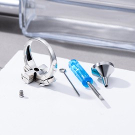 Men's Cross Urn Ring for Ashes 925 Sterling Silver Deer Antler Fish Hook Cremation Keepsake Memorial Gifts for Husband Brother Fishing Hunting Lovers, Sterling Silver, No Gemstone