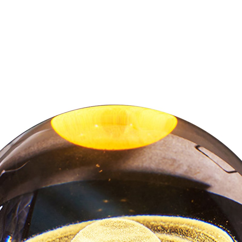 3D Crystal Ball Night Light Rechargeable Battery Soft Light Multifunction