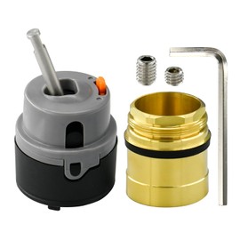 RP50587 Single Handle Compatible with Delta Repair Kit,Lavatory Kitchen Shower Faucet Valve Assembly,Works with DIAMOND Seal Technology Models Featuring a 36 mm Motion Cartridge, RP51503 Bonnet Nut