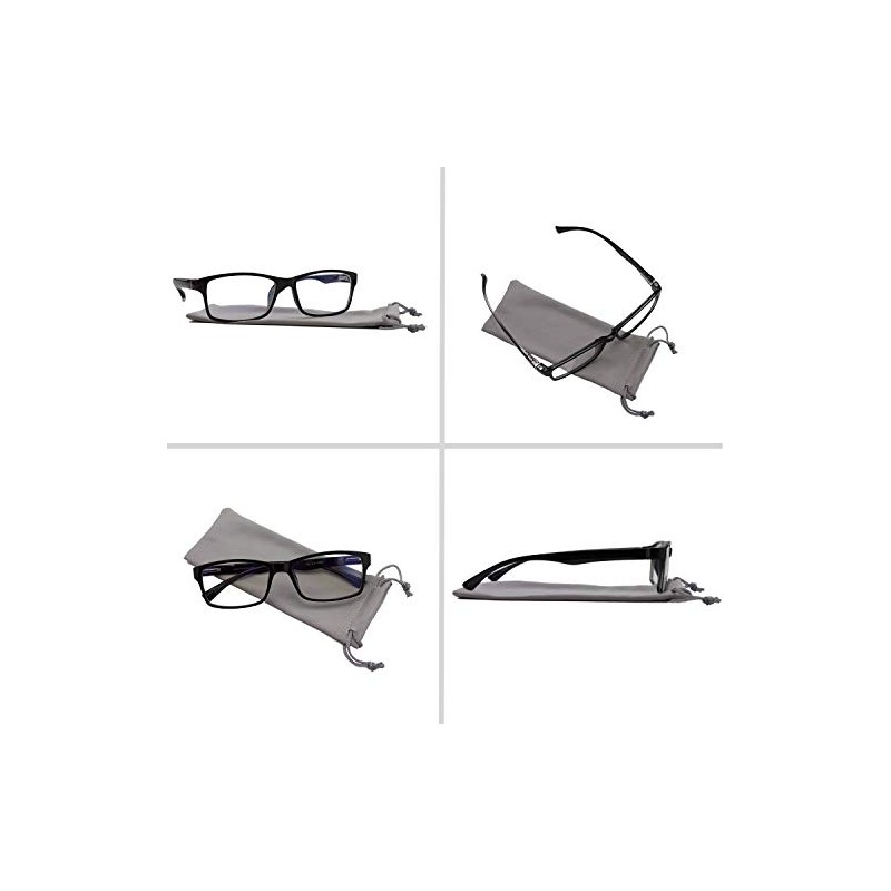 TruVision Readers Computer Reading Glasses 9601-2-White-1.25
