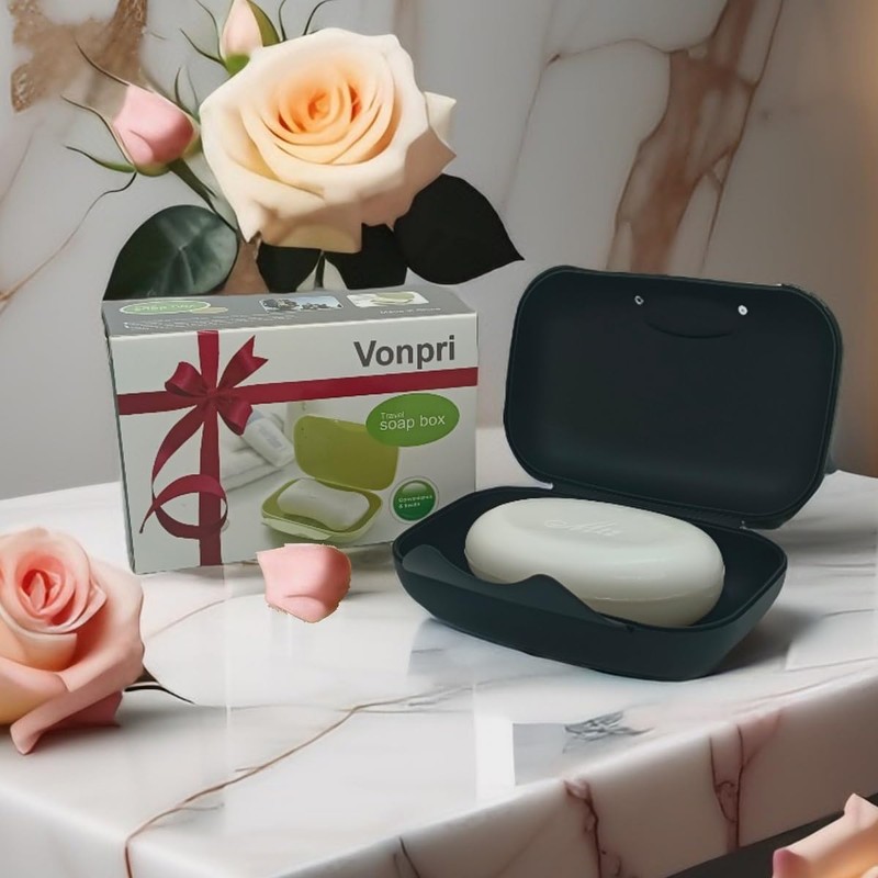 Travel Soap Case Soap Dish Bar Holder Container Box for