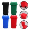 TEHAUX 4pcs Mini Trash Can Pencil Holder Desktop Garbage Bins