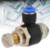 2pcs Tube Air Flow Speed Controller Pipe Pneumatic Fitting Regulator