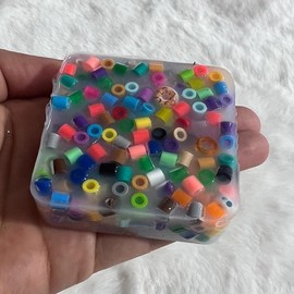 Silicone Picky Pad. Remeltable and Regular pads. - Color: 2.5” Rainbow Regular Pad