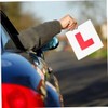 ABOOFAN 4pcs Car Magnets Red Learner Driver Signs Easy Stick