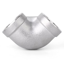 TAISHER 10PCS 304 Stainless Steel 90 Degree Elbow Fittings, 1/2 Inch NPT Female Pipe to 1/2 Inch NPT Female 304 Stainless Pipe Fitting