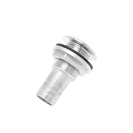 YINETTECH 316 Stainless Steel Boat Water Drain Plug Thru-Hull Fitting Drain Joint with Custom Gasket Boat Plumbing Fittings for Boats, Yachts, Marine, 3/4inch