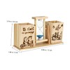 Mikinona Retro Wooden Timer Creative Sand Clock for Home Decoration