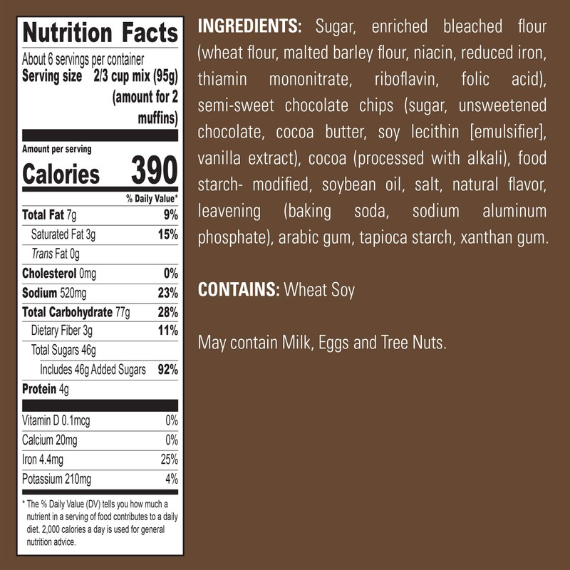 Krusteaz Double Chocolate Muffin Mix, 20-Ounces