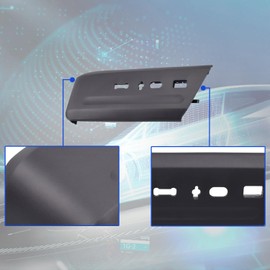 7L1Z-14A707-CC Left Driver Side Seat Switch Cover Bezel Trim Panel Housing Compatible with 2007-2016 Ford Expedition Replaces#7L1Z14A707CC