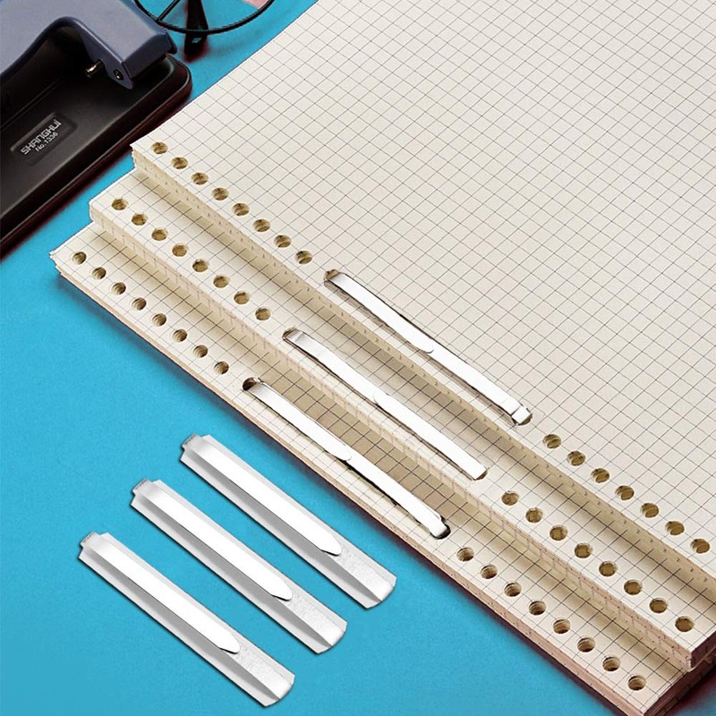 QYH Self-Adhesive Prong Paper Fasteners 2 inch Capacity,120 Fasteners/Box