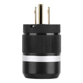 Monosaudio M100G Pure Copper GoldPlated Power Plug AC Power Connector Plug for Audio DIY Power Cord 15A