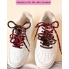 4 Pairs Shoe Laces for Miu Miu Sneaker, Brown Waxed