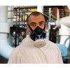 MSA Safety 10102274 Advantage 420 Twin Half Mask Respirator, Medium
