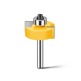 WOBLLMX 8 mm Shank Disc Groove Cutter, L10 mm 2-Tooth Carbide Blade Cutter Durable and Sharp for Woodworking Tool Bit