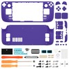 eXtremeRate Purple Custom Faceplate Back Plate Shell for Steam Deck