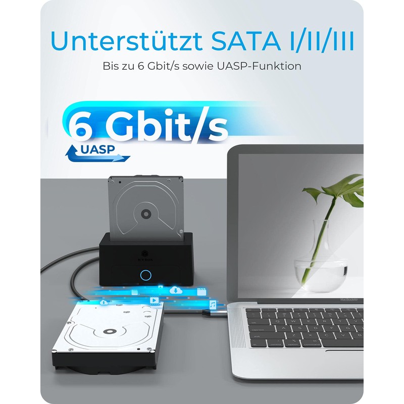 ICY BOX IB-1122-U3 HDD / Hard Drive Docking Station USB